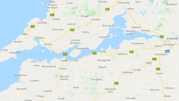 The Shannon Estuary. Pic: Google Maps