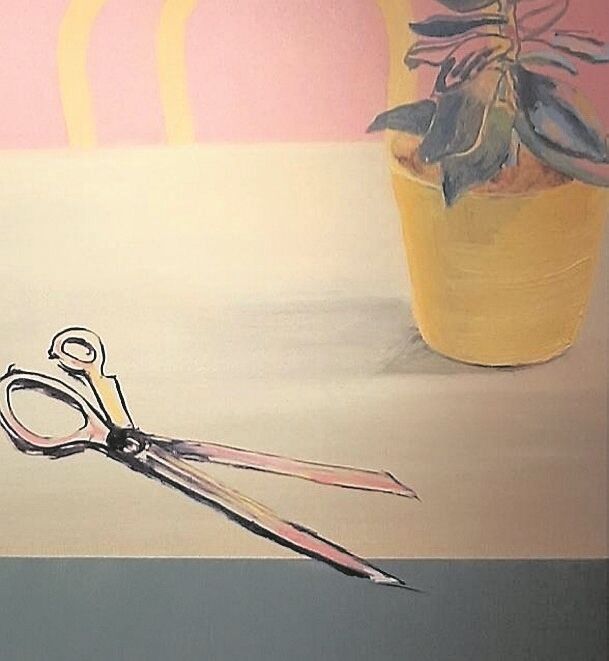 ‘Scissors’ by Deirdre Frost from the Lavit Gallery exhibition.