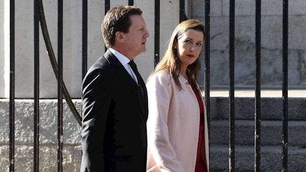 Vicky Phelan with Stephen Teap arriving at St Mary's Pro Catherdal church. Pic: Sam Boal/RollingNews.ie
