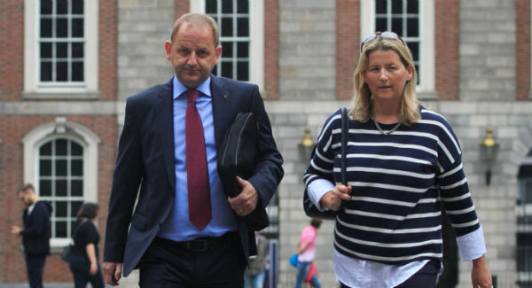 Sergeant Maurice McCabe and wife Lorraine McCabe.