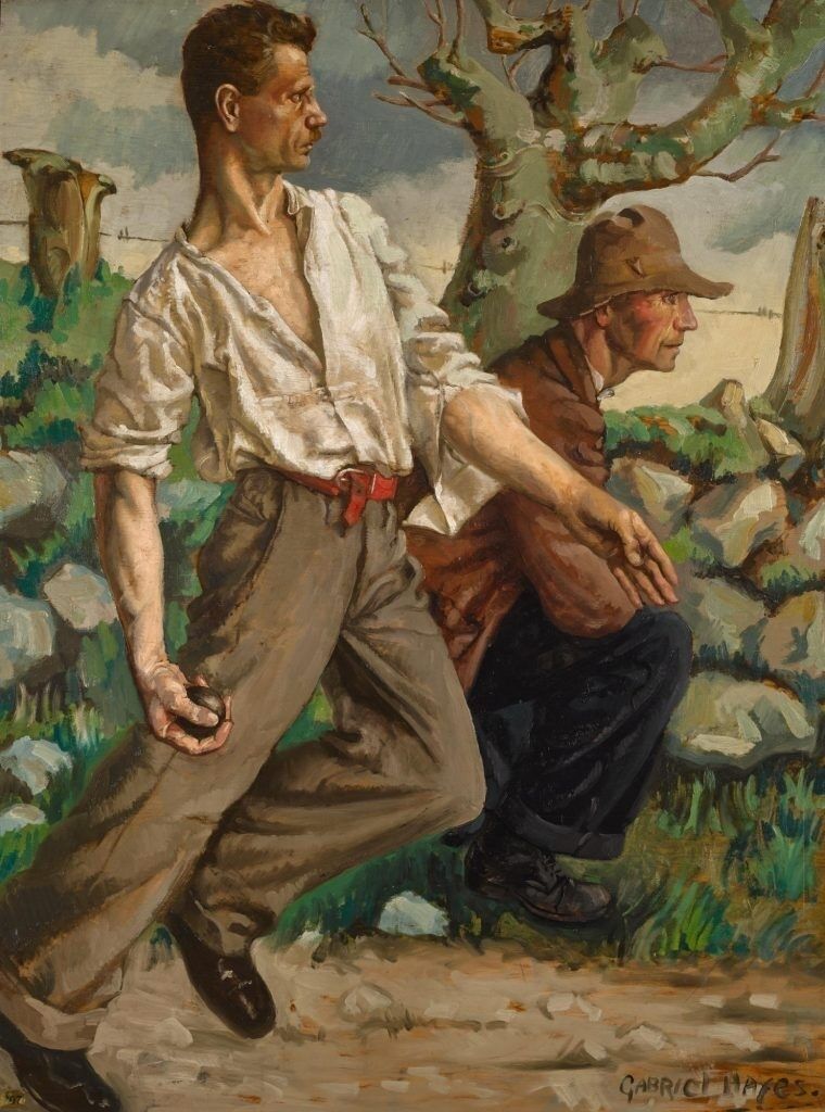 Cork Bowler by Gabriel Hayes sold for a record €94,949 sterling at Sotheby’s.