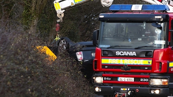 Lucky escape for three after car overturns into stream in Co Clare