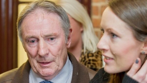 Michael Collins, father and Carly Collins, sister of the late Nicola Collins pictured outside the court today. Pic: Daragh Mc Sweeney/Cork Courts