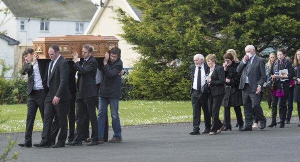 Anthony O'Mahony's funeral. Anthony O'Mahony's funeral.