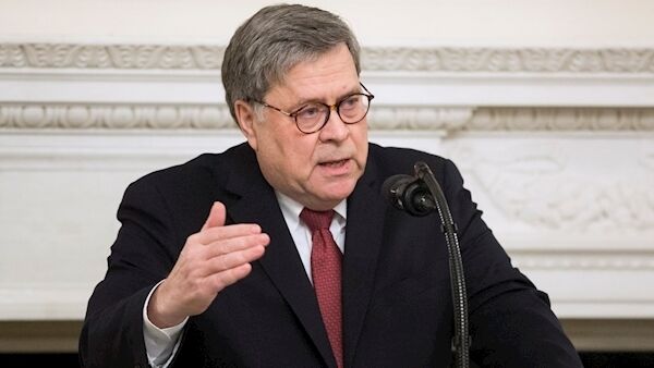 US Attorney General William Barr. Picture: EPA/Michael Reynolds US Attorney General William Barr. Picture: EPA/Michael Reynolds