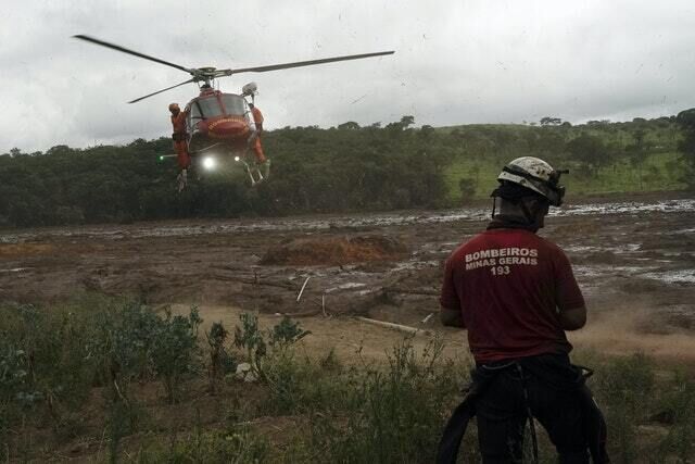 Rescue efforts are continuing at the scene with dozens of people still missing (AP) Rescue efforts are continuing at the scene with dozens of people still missing (AP)