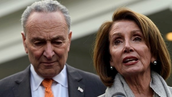 Democrats accuse Trump of having a 'temper tantrum' as he walks out of meeting