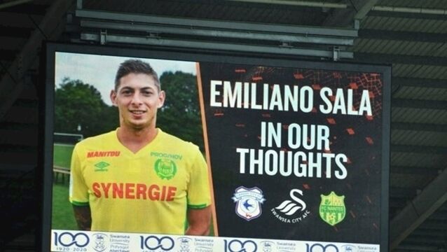 Body recovered from plane wreckage identified as Emiliano Sala