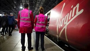 Rail staff with pink vests deployed to manage football fans in UK