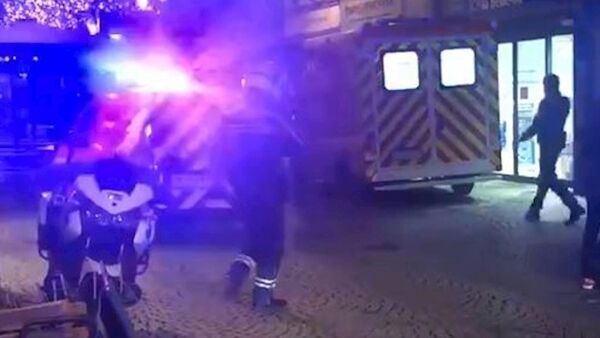 A photo from the Twitter page of Robbert Baruch @RBaruch of emergency services at the scene in Strasbourg tonight. A photo from the Twitter page of Robbert Baruch @RBaruch of emergency services at the scene in Strasbourg tonight.