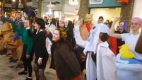 VIDEO: These Irish students Halloween-themed flash mob is just brilliant