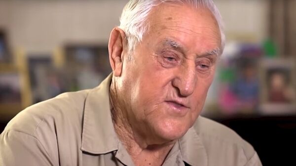 George Mendonsa in an interview with American Veterans Center. Credit: The American Veterans Center. George Mendonsa in an interview with American Veterans Center. Credit: The American Veterans Center.