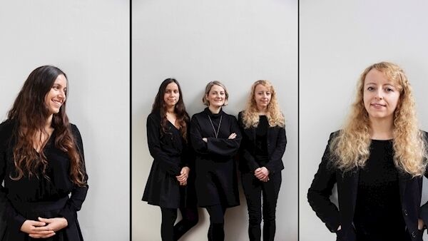 Postdoctoral researchers Dr Sarah Nicolas and Dr Stefanie Grabrucker were put forward by Dr Yvonne Nolan (pictured, centre) for the Celebrating Inspiring Women of UCC campaign. Picture: Clare Keogh.