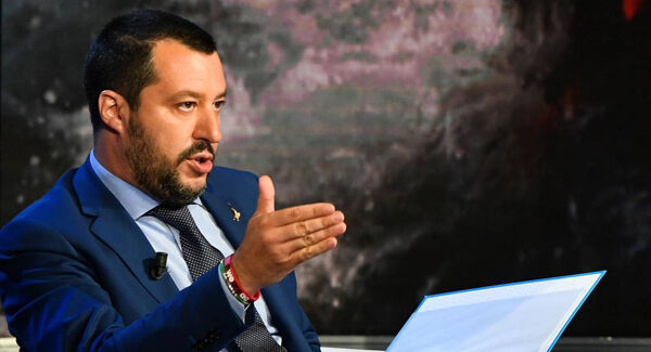 Italy's deputy prime minister Matteo Salvini Italy's deputy prime minister Matteo Salvini