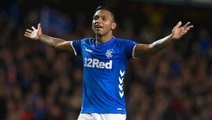 Alfredo Morelos strikes twice as Rangers beat Rapid Vienna at Ibrox