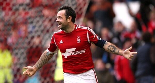 Andy Reid lining out for Forest in 2014