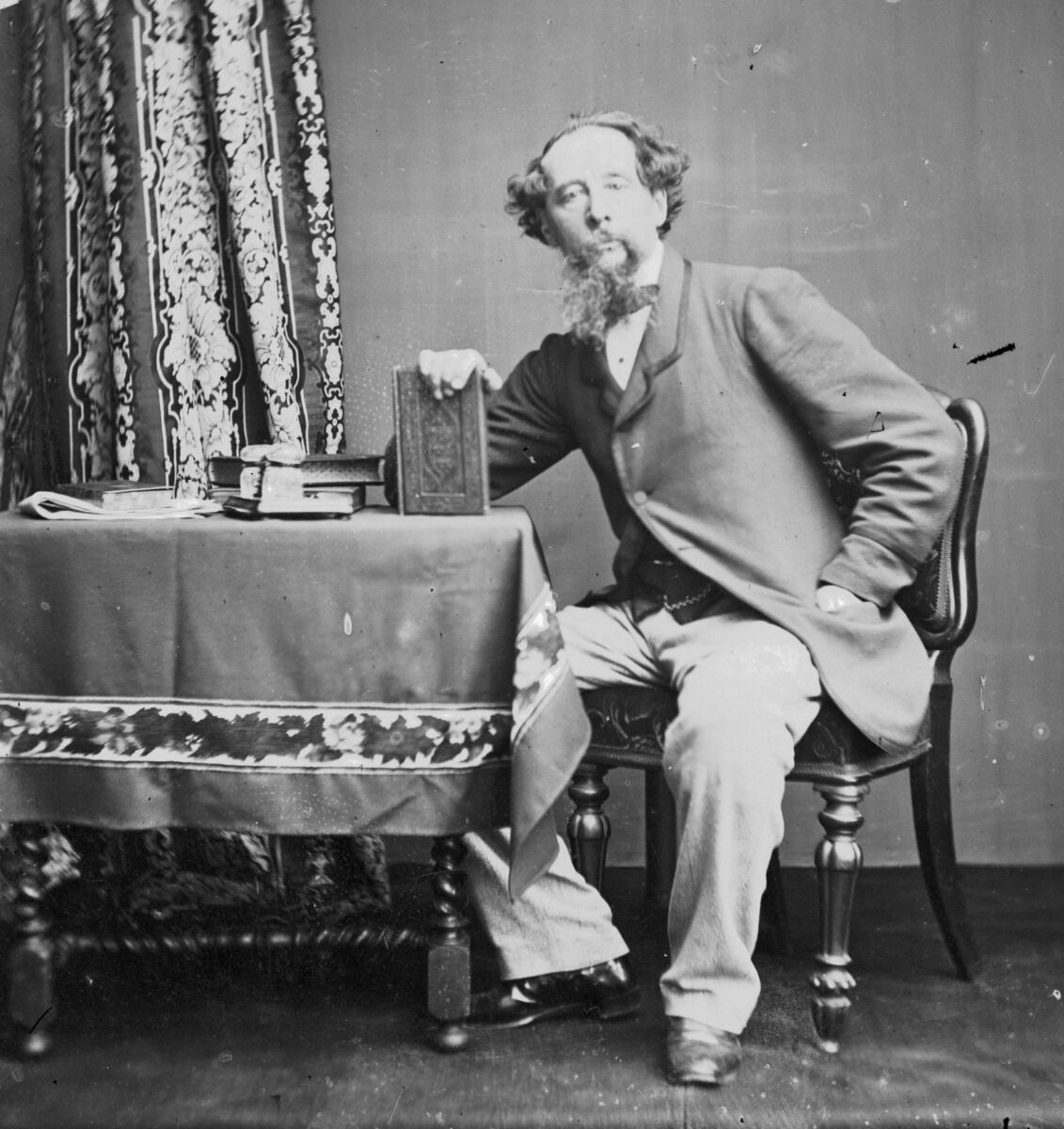 English novelist Charles Dickens (1812 - 1870), circa 1860. Picture: Hulton Archive/Getty Images