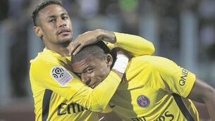Neymar might not feature in Champions League clash with Man Utd