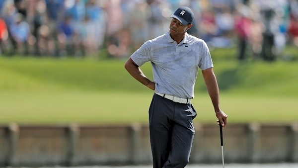 Tiger Woods loses 17th hole Russian roulette — twice