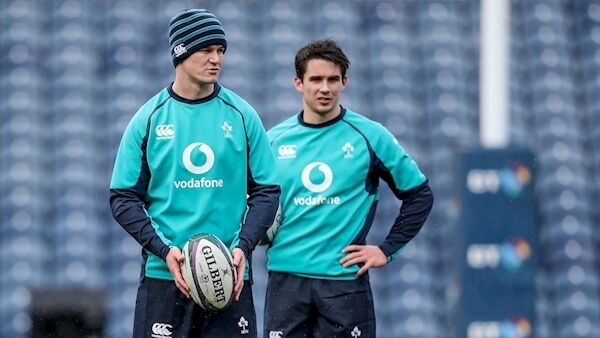 DECISION TIME: Joe Schmidt must choose between Johnny Sexton, left, and Joey Carbery at out-half for Ireland’s Six Nations trip to Italy this weekend. Picture: Inpho/Dan Sheridan