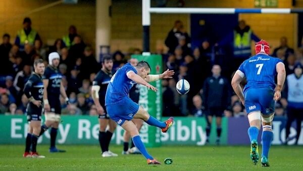 Johnny Sexton misses a penalty against Bath. Pic: INPHO/Tommy Dickson