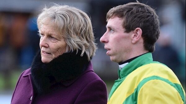 Paddy Kennedy and trainer Jessica Harrington. Picture: Healy Racing