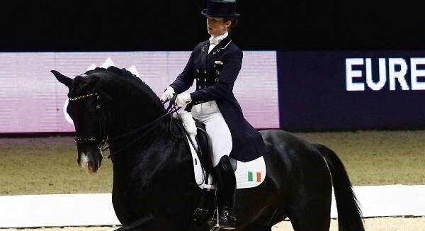 IN PERFECT HARMONY: Judy Reynolds and Vancouver K set a new Irish international freestyle record in Amsterdam at the weekend..
