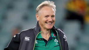 Joe Schmidt during the warm up 23/6/2018
