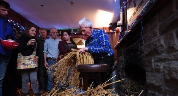 Brendan Granville from Dingle - a member of the Dingle John Street Wren - gets all set for the 2017 Wren parade in Dingle. Picture: Domnick Walsh/Eye Focus