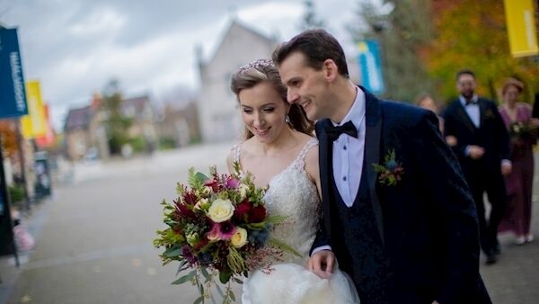 Ileana Wright and Ian Ross, who met on a night out to the cinema.