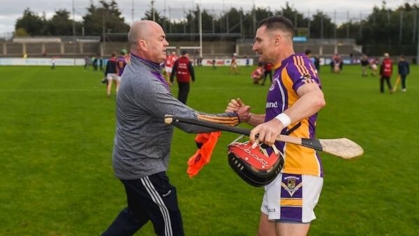 Anthony Daly celebrates with Niall Corcoran after the Dublin County Senior Club Hurling Championship semi-final. Pic: Daire Brennan/Sportsfile Anthony Daly celebrates with Niall Corcoran after the Dublin County Senior Club Hurling Championship semi-final. Pic: Daire Brennan/Sportsfile