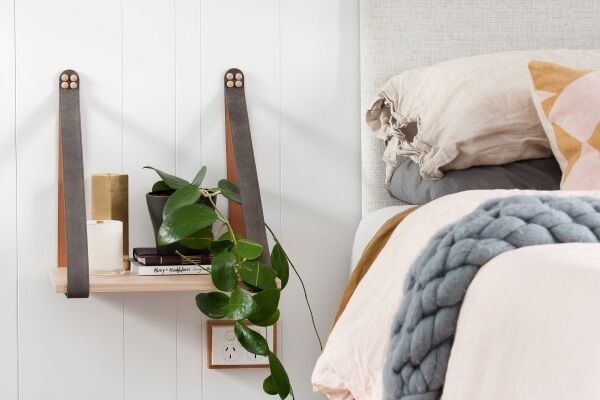 A simple new-rustic touch and a great DIY project if you can handle a sander and a craft knife. Shown is the H&G Strap Shelf, which also comes as a full table, from €111, handgdesigns.com