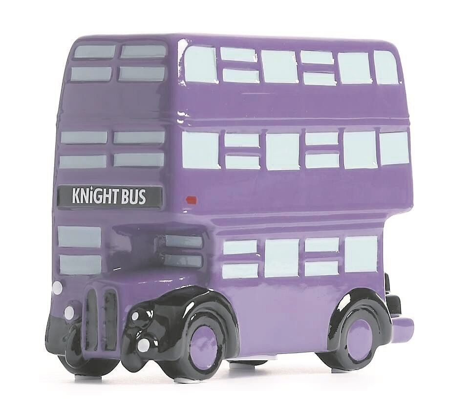 With the Harry Potter prequel: Fantastic Beasts: The Crimes Of Grindelwald ready for release on November 16, get ready to see Hogsworth merchandise hitting the shelves for Christmas. I love this purple ceramic Knight bus moneybox from Penneys, might make a nice stocking filler for a muggle or two this Christmas.