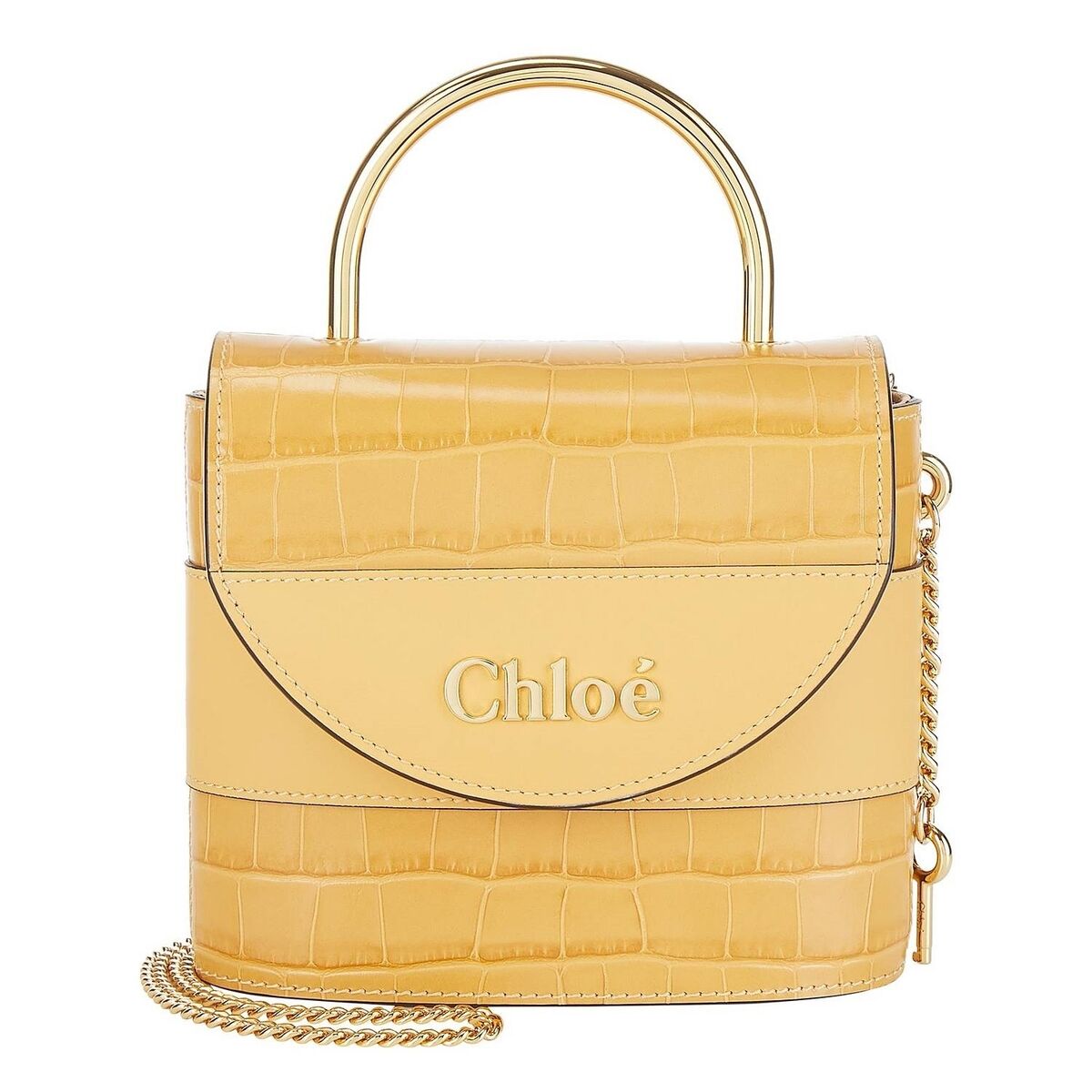 Chloé ‘Aby’ small lock handbag, Brown Thomas, €1,290