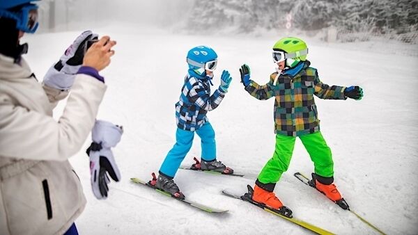 The Mont Magic ski school is geared towards children, who have natural balance.