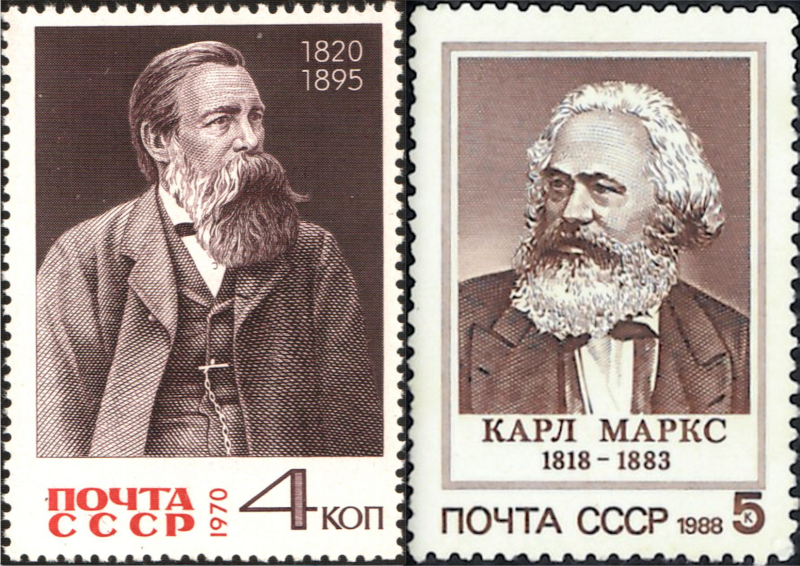 Friedrich Engels and Karl Marx, authors of the Communist Manifesto. Wikipedia Friedrich Engels and Karl Marx, authors of the Communist Manifesto. Wikipedia