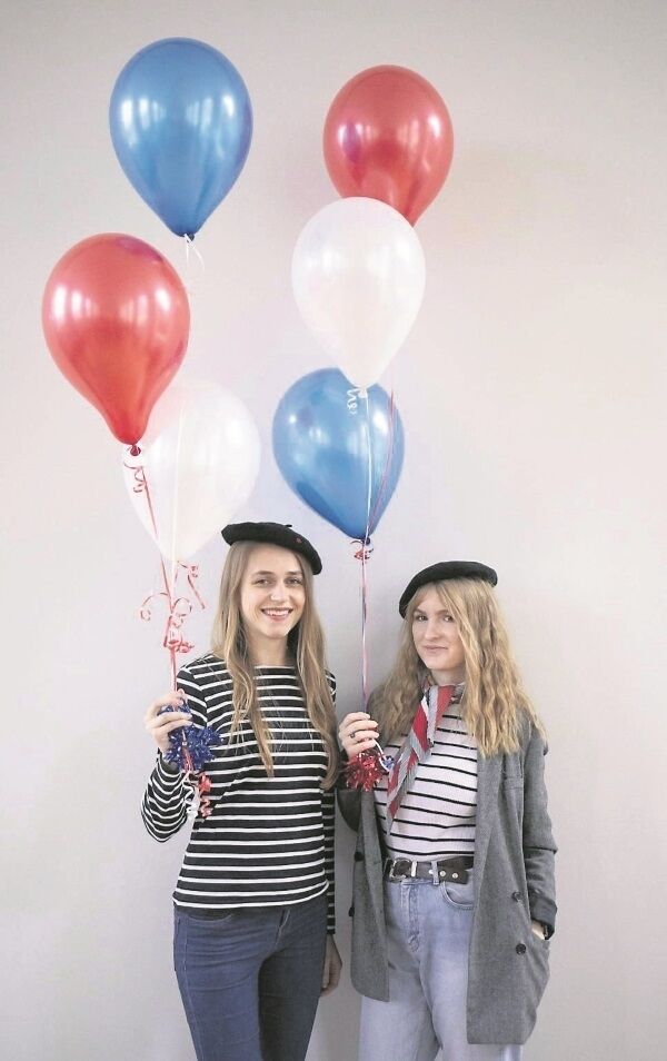 Sophie and Flore, who say the Irish drink about the same as in their native Brittany and Biarritz.