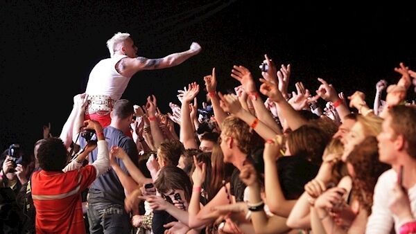 Keith Flint of The Prodigy, on the Main Stage during Radio 1's Big Weekend in 2009. Picture: PA Keith Flint of The Prodigy, on the Main Stage during Radio 1's Big Weekend in 2009. Picture: PA