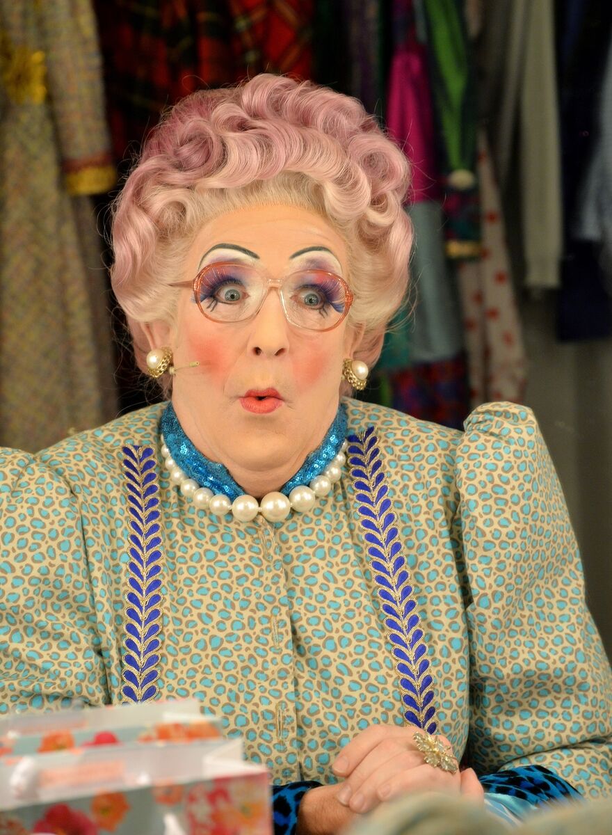 Frank Mackey as Nanny Nellie in the Cork Opera House pantomime, Aladdin. Picture: Denis Minihane