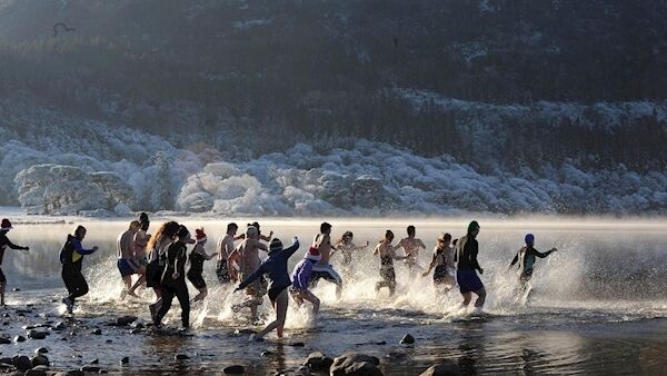 Swimmers take part in the Killarney Muckross Lake charity Christmas Day swim at Dundag Bay in the Muckross Lake, Killarney in aid of AWARE. Photo: Don MacMonagle Swimmers take part in the Killarney Muckross Lake charity Christmas Day swim at Dundag Bay in the Muckross Lake, Killarney in aid of AWARE. Photo: Don MacMonagle