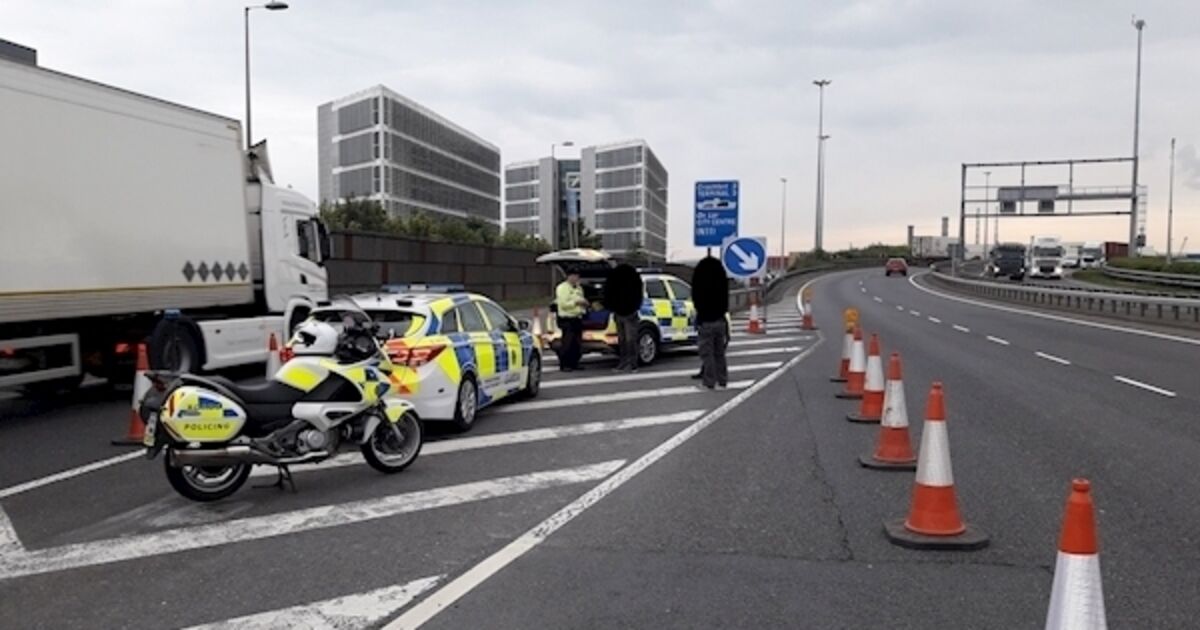 Four arrested for dangerous driving, one detained after shunting Port