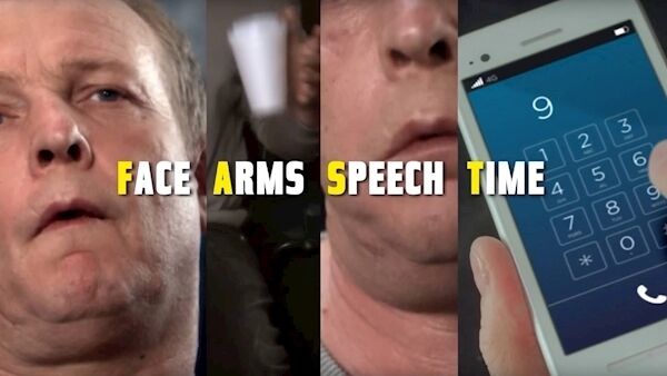 Signs of a stroke to look out for.