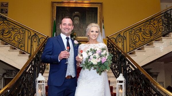 Antonia at her own wedding in Bridge House Hotel Antonia at her own wedding in Bridge House Hotel