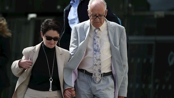 Patric and Geraldine Kriegel at court yesterday after speaking to media after the trial of two boys, accused of Ana's murder have been found guilty Patric and Geraldine Kriegel at court yesterday after speaking to media after the trial of two boys, accused of Ana's murder have been found guilty