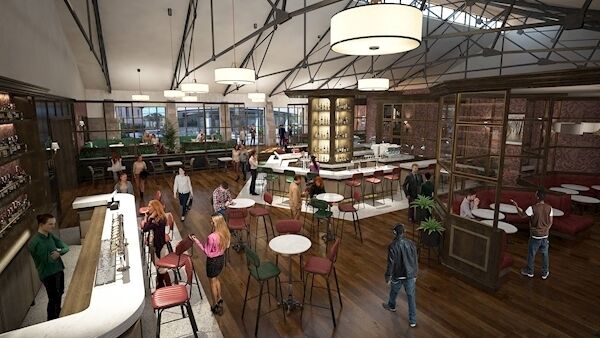 A view of the planned interior of the new JCD Group residential development on the Carey's Tool Hire Site.