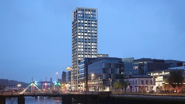 A view of the proposed new JCD Group residential development on the Carey's Tool Hire Site.