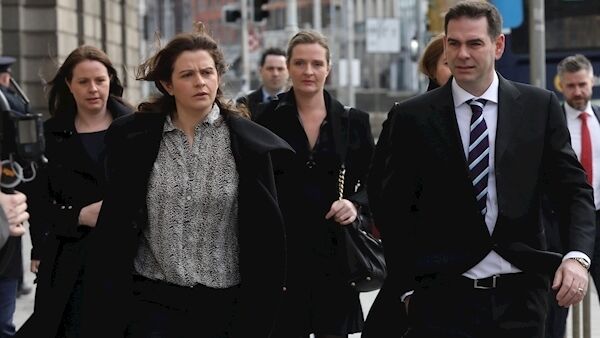 The Quinn children, Aoife, Brenda, Ciara, Colette (partially hidden), and Sean Jr. Pic: Collins Courts