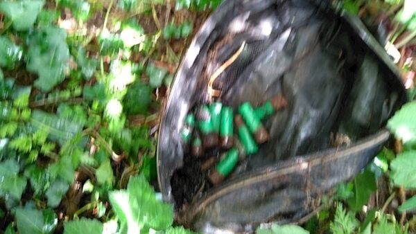 The shotgun cartridges found today. Pic: Garda Press Office