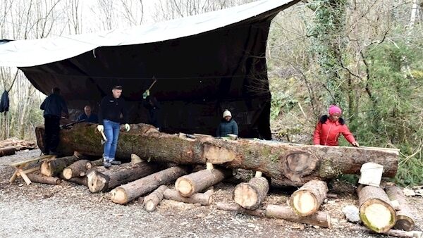 The craft should be complete by mid-summer when Niall Gregory and his volunteers hope to take the boat out on the waters of Kenmare Bay. The craft should be complete by mid-summer when Niall Gregory and his volunteers hope to take the boat out on the waters of Kenmare Bay.