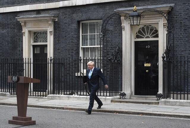 Prime Minister Boris Johnson addressed the nation on the eve of MPs returning to Westminster&rsquo;s Brexit battles (Kirsty O&rsquo;Connor/PA)